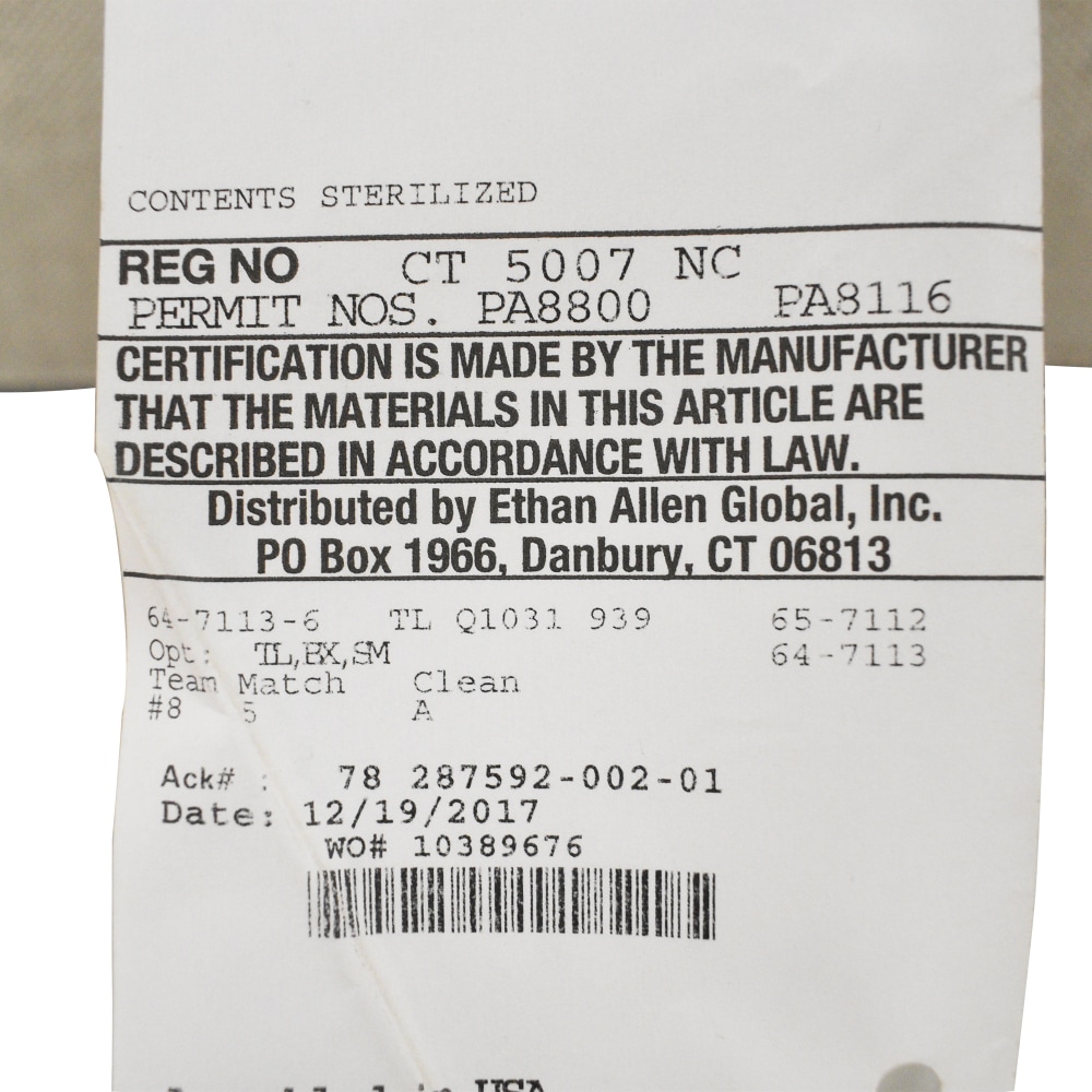 shop Ethan Allen Bennett Track Arm Full Sleeper Sofa  Ethan Allen