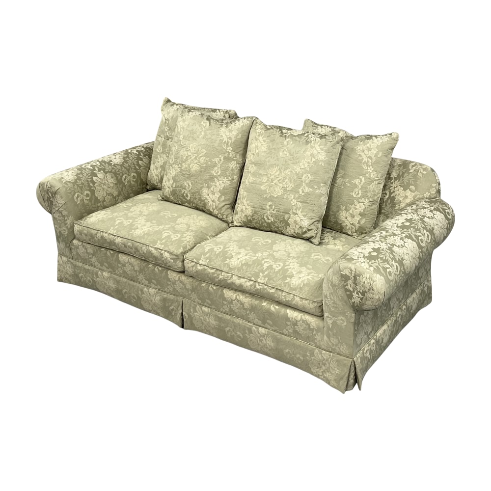 Vanguard Furniture Vanguard Furniture Floral Roll Arm Sofa second hand