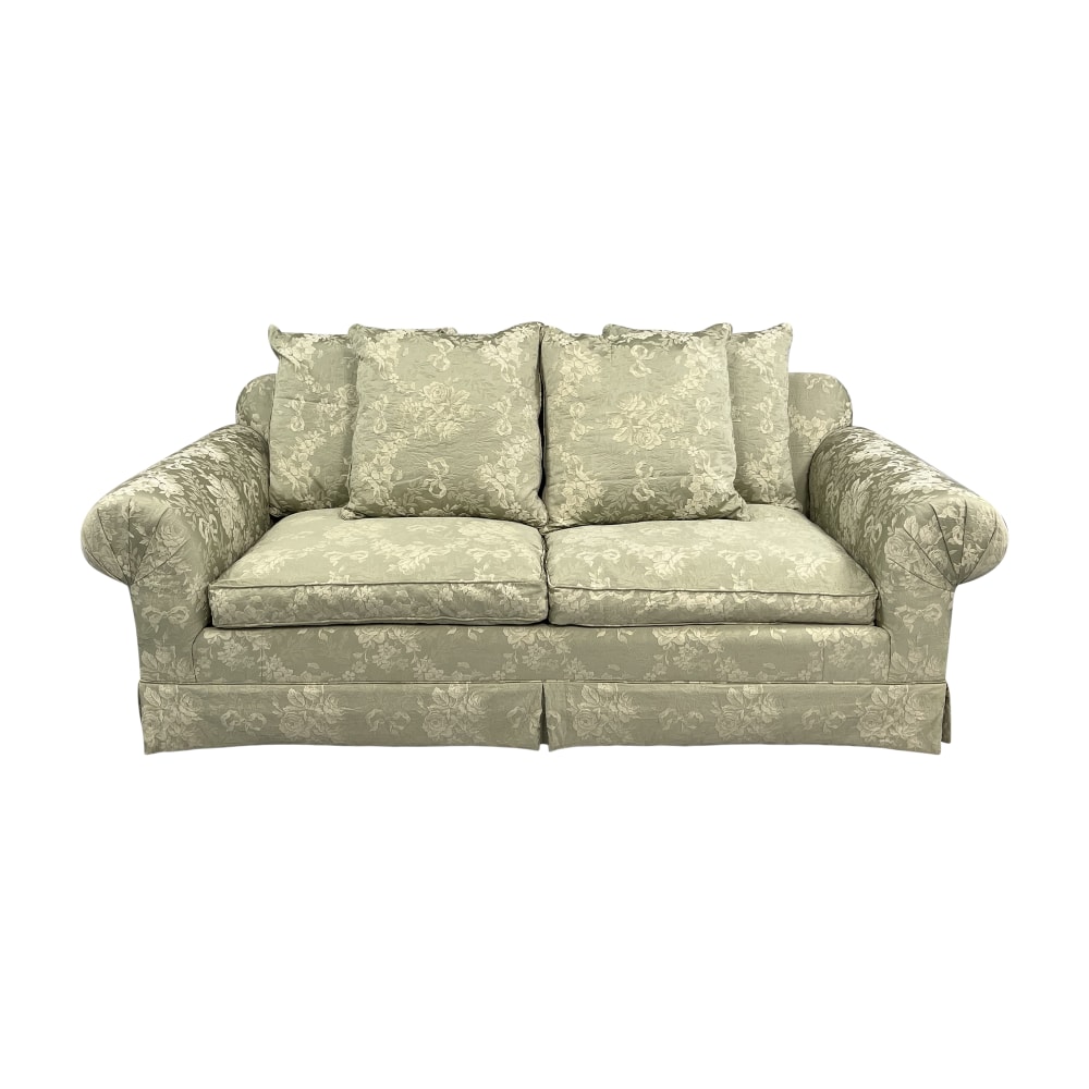 Vanguard Furniture Vanguard Furniture Floral Roll Arm Sofa