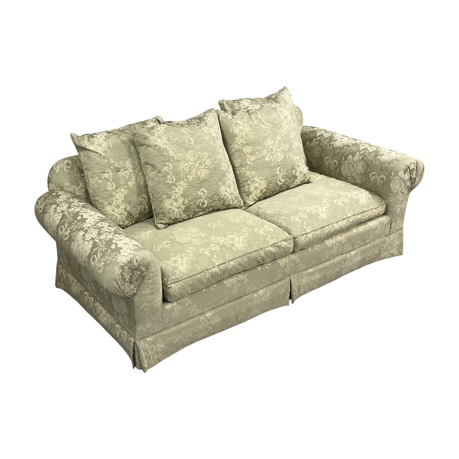 buy Vanguard Furniture Floral Roll Arm Sofa Vanguard Furniture Sofas