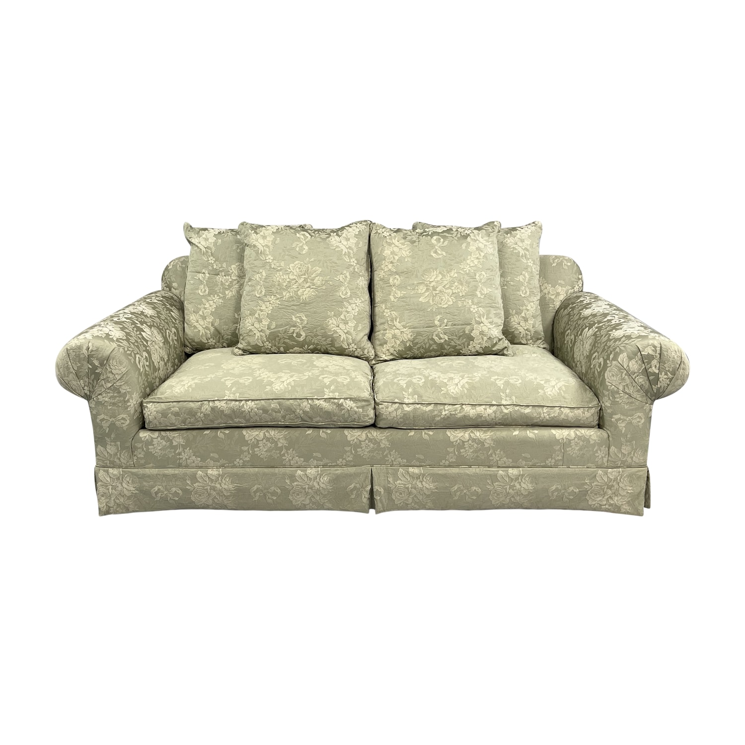 Vanguard Furniture Vanguard Furniture Floral Roll Arm Sofa