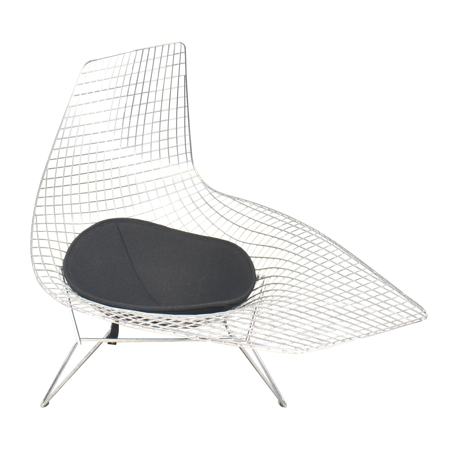 Knoll Asymmetric Chaise Lounge with Seat Cushion Knoll