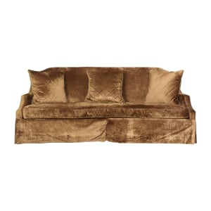 Lillian August Lillian August Recessed Arm Skirted Sofa Classic Sofas