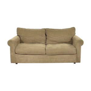 Crate & Barrel Crate & Barrel Roll Arm Loveseat  discount