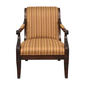 buy Hooker Furniture Traditional Striped Accent Chair  Hooker Furniture