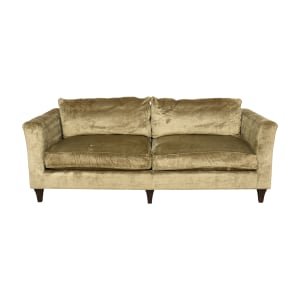 Dapha Furniture Dapha Furniture Custom Flared Arm Sofa  dimensions