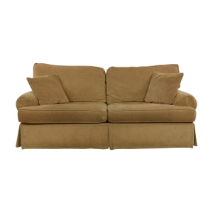 Ethan Allen Skirted Roll Arm Sofa  sale