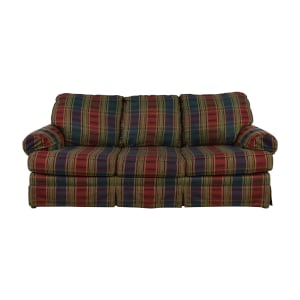 Clayton Marcus Clayton Marcus Traditional Striped Sofa  ct