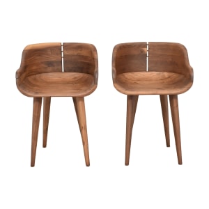 Organic Modernism Organic Modernism Kurf Bar Stools  dimensions