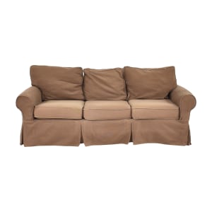 Pottery Barn Pottery Barn by Mitchell Gold Roll Arm Sofa for sale