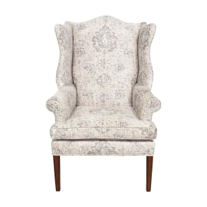  Upholstered Wingback Chair  on sale