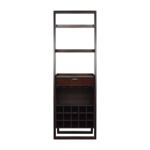 Crate & Barrel Sloane Leaning Wine Bar Crate & Barrel