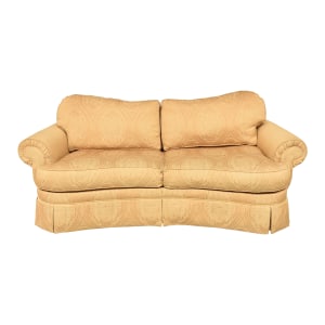 Ethan Allen Ethan Allen Traditional Skirted Sofa dimensions