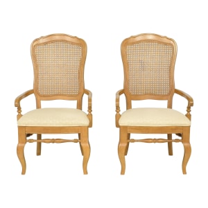 Stanley Furniture Stanley Furniture High Back Dining Arm Chairs for sale