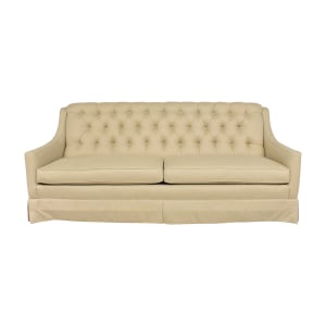 shop Chaddock Chaddock Tufted Skirted Three Cushion Sofa online