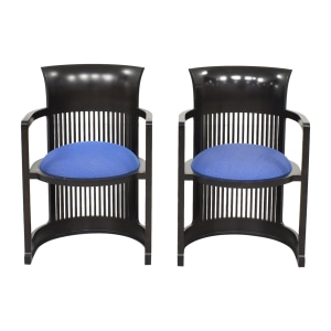 Cassina Frank Lloyd Wright Barrel Dining Chairs / Dining Chairs