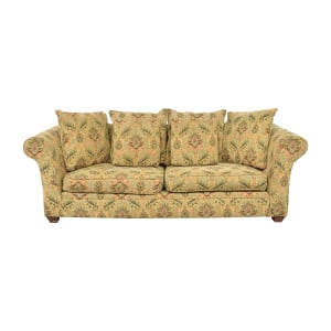 shop Custom Ornate Mid Century Roll Arm Sofa   Sofas