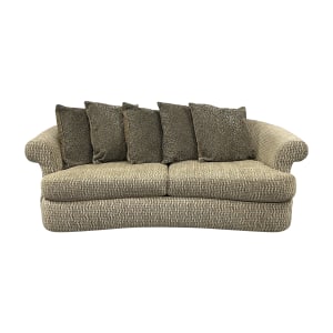 shop Bernhardt Texture Collection Kidney Bean Sofa  Bernhardt Classic Sofas