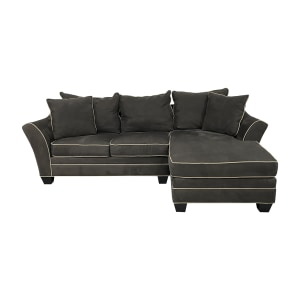 Raymour & Flanigan Raymour & Flanigan Foresthill Chaise Sectional Sofa for sale