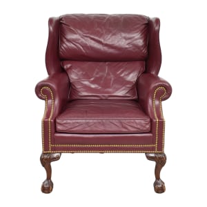Hancock and Moore Hancock and Moore Chippendale Wingback Chair   nj