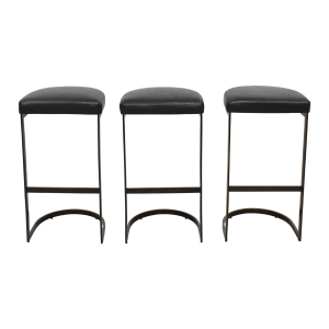buy Restoration Hardware Restoration Hardware Rome Backless Bar Stools online