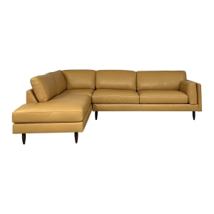 shop BenchMade Modern  Skinny Fat Sectional With Bumper BenchMade Modern