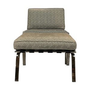 shop Mitchell Gold + Bob Williams Mid Century Modern Lounge Chair and Ottoman Mitchell Gold + Bob Williams Chairs