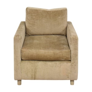  Modern Upholstered Club Chair  used