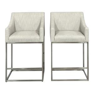 Restoration Hardware Emery Slope Counter Stools / Stools