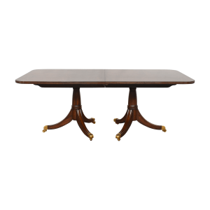  Double Pedestal Regency-Style Dining Table Tables