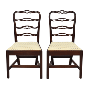 buy Vintage Upholstered Dining Side Chairs   Chairs