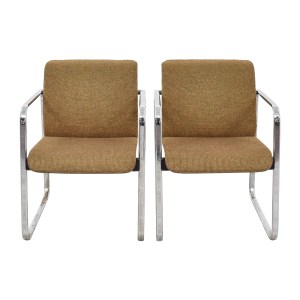 Herman Miller Herman Miller by Peter Protzman Tubular Armchairs for sale