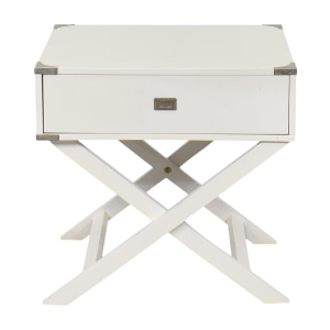 Linon Home Decor Peggy Cross Base Accent Table sale