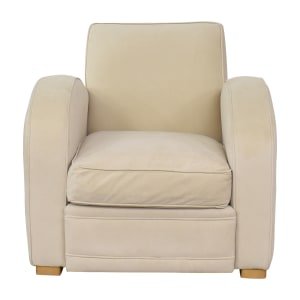 shop Maurice Villency Art Deco Half Moon Accent Chair Maurice Villency Chairs