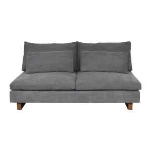 West Elm Harmony Armless Two Seater Sofa / Classic Sofas