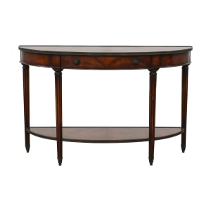 Theodore Alexander Theodore Alexander Demilune Console Table on sale