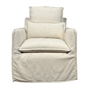 Universal Furniture Amia Slipcovered Swivel Club Arm Chair sale