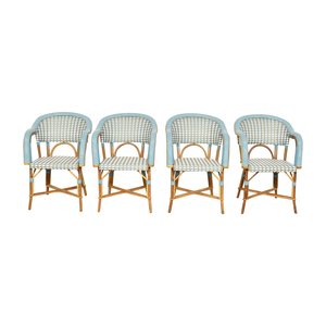 Modern Rattan Dining Chairs  second hand
